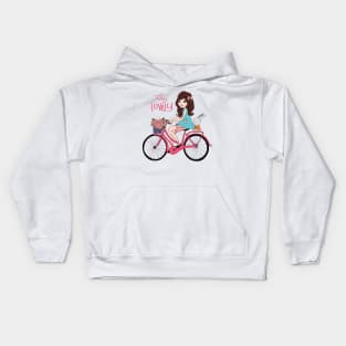 Funny Kids Bike T-Shirt Kids Hoodie